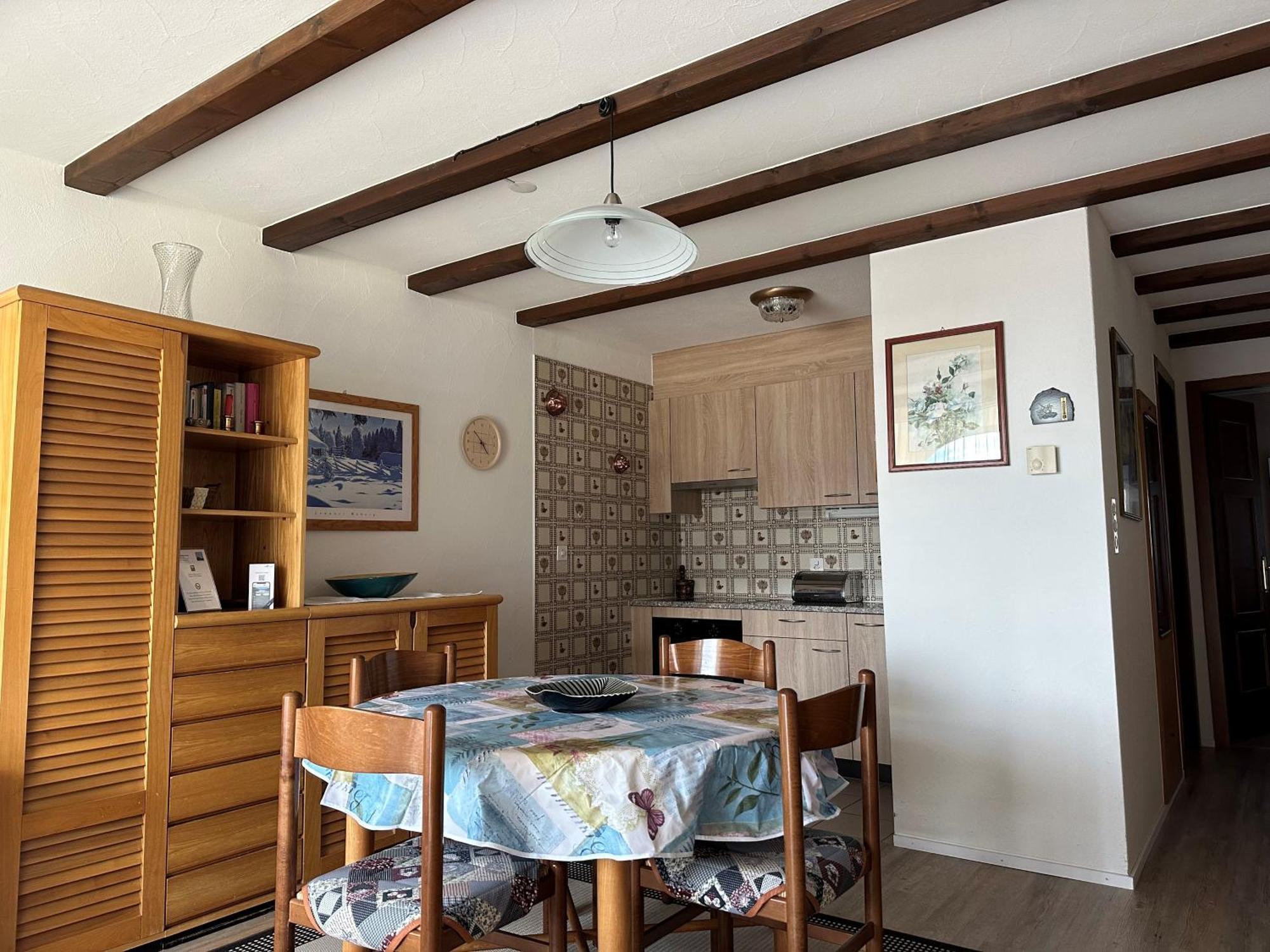 Residenz La Mora Daire La Punt-Chamues-ch Dış mekan fotoğraf